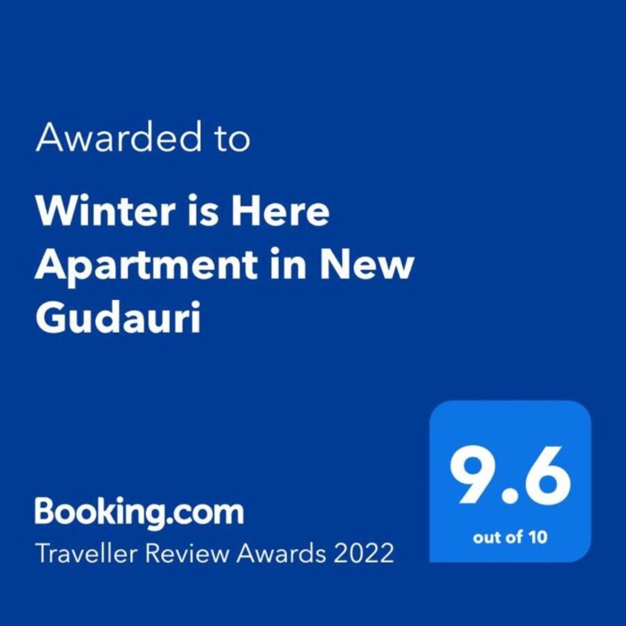 Winter Is Here Apartment In New Gudauri Ngoại thất bức ảnh